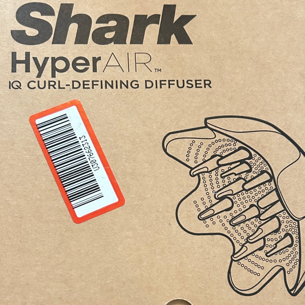 Shark HyperAIR IQ Curl-Defining Diffuser - Black